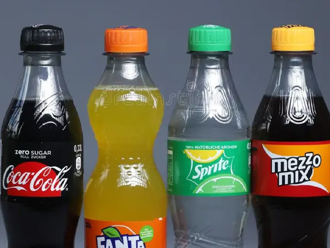 Cola, Cola Zero, Fanta, Uludag gazoz, Mezzo Mix 0,33 L