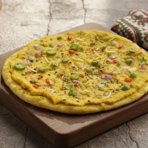 Besan naan made with chickpea flour