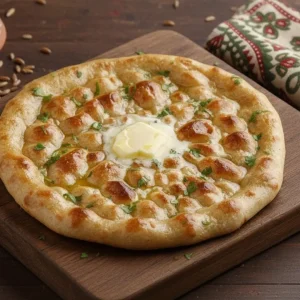 Butter naan soft naan brushed with butter