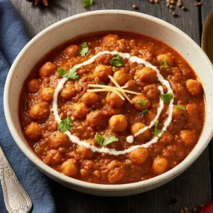 Chana masala chickpea curry
