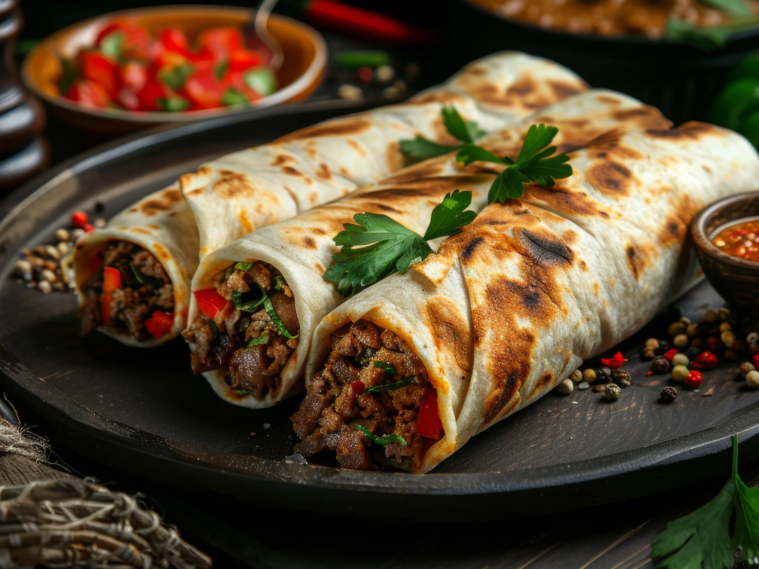 Chilli Cheese Dönerrrolle