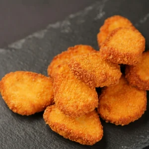 Plate of spicy chilli cheese nuggets