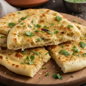 Chilli naan with spicy flavor