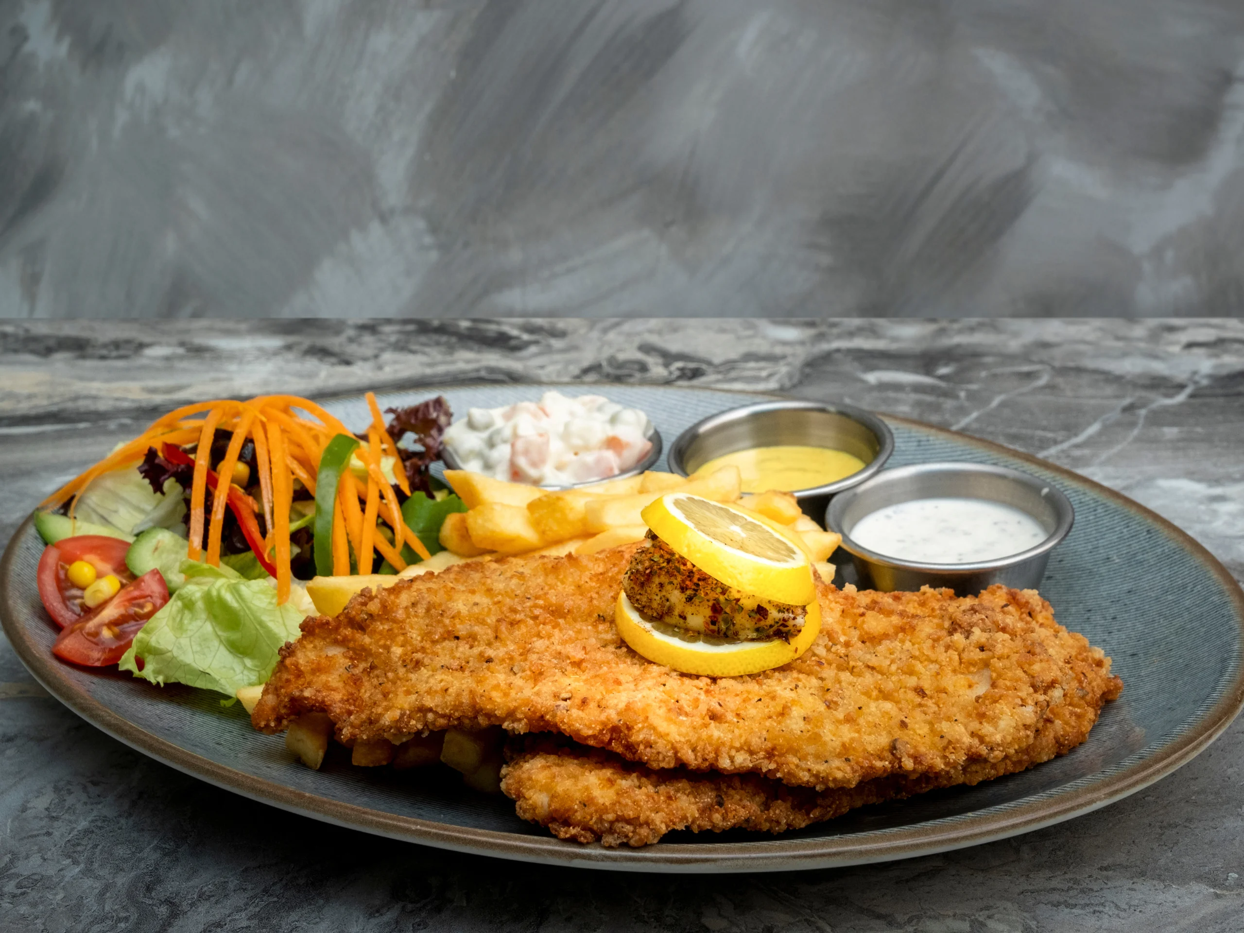 Drehspieß Schnitzel