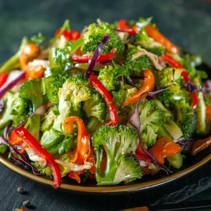 Mixed salad with fresh ingredients