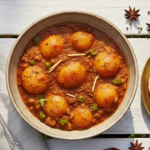 Traditional potato curry