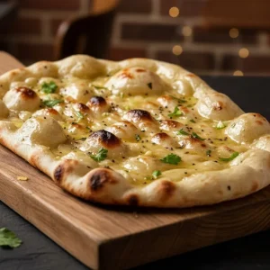 Traditional naan bread