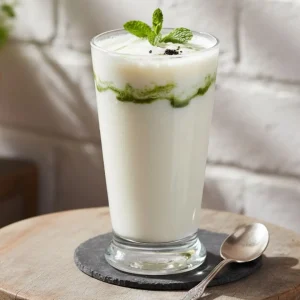 Namkeen lassi salted yogurt drink