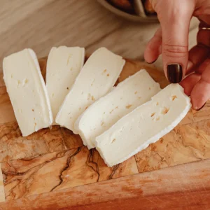 Baked soft cheese appetizer