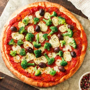 Broccoli pizza