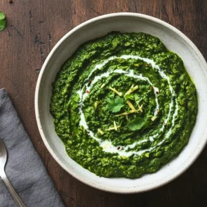 Saag spinach curry