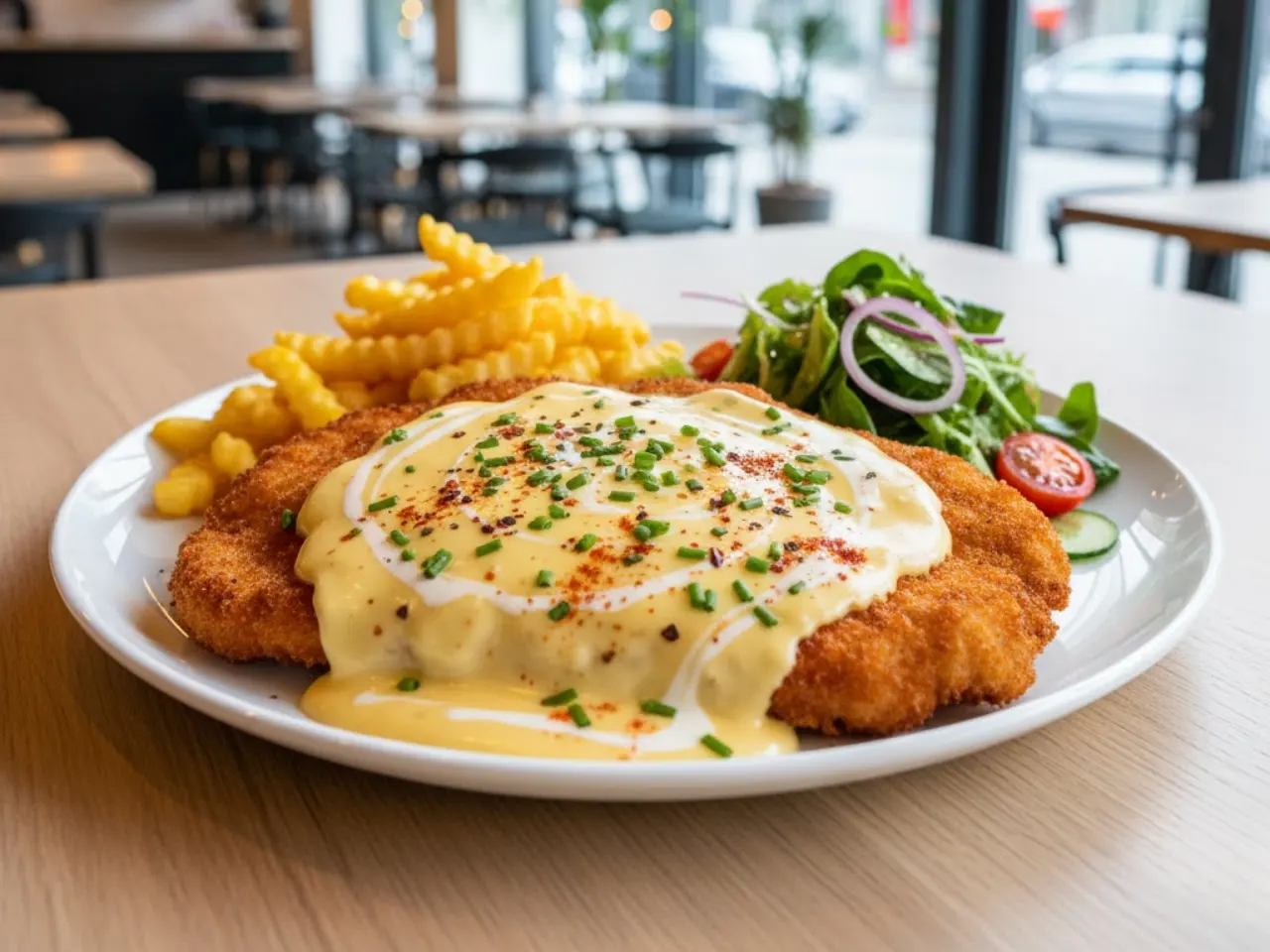 Schnitzel Hollandaise Art