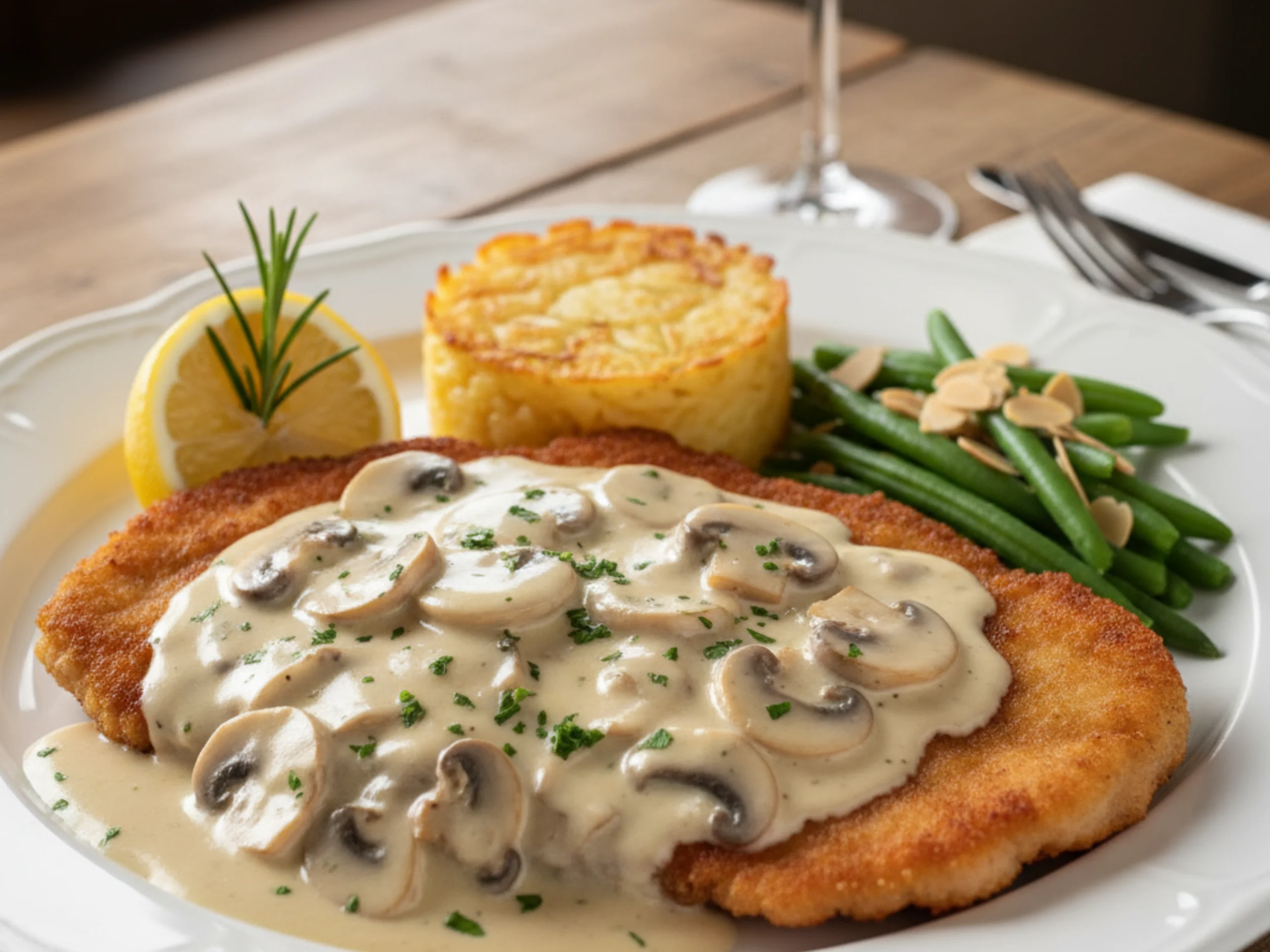 Schweizer Sahne Schnitzel